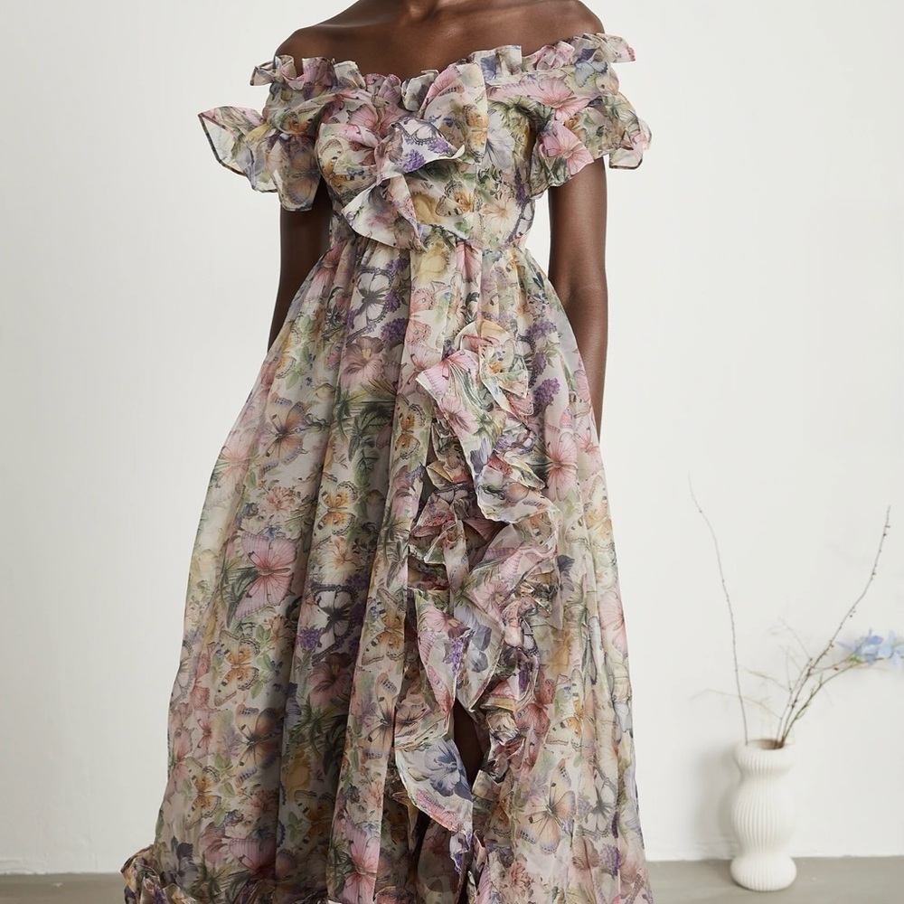 Floral Off-Shoulder Dress